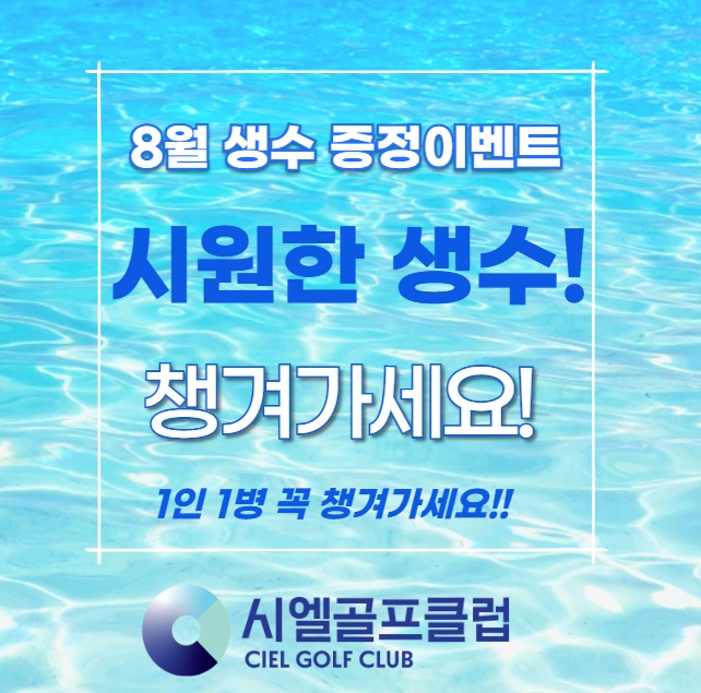 얼음생수 